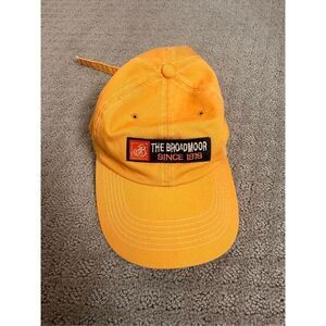 The Broadmoor Adjustable Yellow Orange Golf Hat